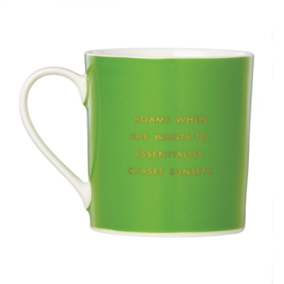 KATE SPADE Vacation Palm Tree Chases Sunsets Mug - Picture 2 of 5